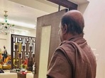 Rajinikanth at his home in Chennai after being discharged from hospital. Rajinikanth at his home in Chennai after being discharged from hospital.