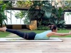 Shilpa Shetty kickstarts November with a combination of yoga positions(Instagram/@theshilpashetty) Shilpa Shetty kickstarts November with a combination of yoga positions(Instagram/@theshilpashetty)