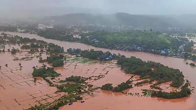 BJP stage agitation in Pune to protest what it claims is an unfulfilled promise made by the MVA government to ensure flood- affected farmers received compensation before Diwali. (PTI (PIC FOR REPRESENTATION))
