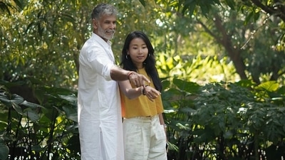 Milind Soman's running ‘therapy’ with Ankita Konwar is our Monday fitness inspo (Instagram/milindrunning) Milind Soman's running ‘therapy’ with Ankita Konwar is our Monday fitness inspo (Instagram/milindrunning)