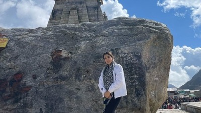 Sara Ali Khan has been travelling since the second lockdown eased. Sara Ali Khan has been travelling since the second lockdown eased. 