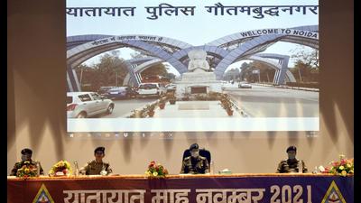 An inauguration event was organised at the commissionerate office in Noida’s Sector 108 on Monday. (Sunil Ghosh/HT) An inauguration event was organised at the commissionerate office in Noida’s Sector 108 on Monday. (Sunil Ghosh/HT)