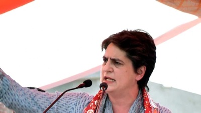 File photo: Congress general secretary Priyanka Gandhi Vadra. (PTI) File photo: Congress general secretary Priyanka Gandhi Vadra. (PTI)