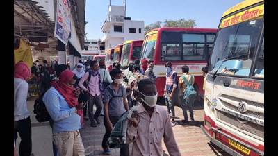 The additional buses will run till November 11 in UP. (HT file)