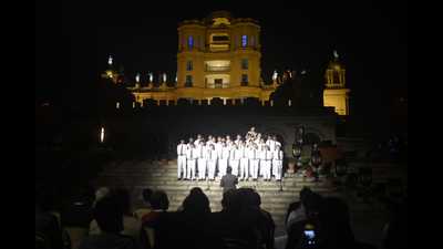 Lucknow’s La Martiniere College organised an all-religion prayer meeting on Monday. (Deepak Gupta/HT Photo)