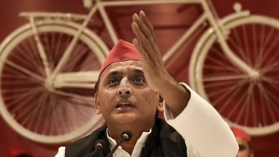 Samajwadi Party chief Akhilesh Yadav addresses a press conference at party office in Lucknow. (PTI File Photo) Samajwadi Party chief Akhilesh Yadav addresses a press conference at party office in Lucknow. (PTI File Photo)