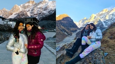 Sara Ali Khan took to Instagram and shared pictures from the trip. Sara Ali Khan took to Instagram and shared pictures from the trip. 