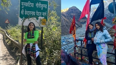 Sara Ali Khan shared the pictures with Janhvi Kapoor with the caption, “Back to where it all began.” Sara Ali Khan shared the pictures with Janhvi Kapoor with the caption, “Back to where it all began.” 