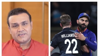 Virender Sehwag and India team. (File/AP) Virender Sehwag and India team. (File/AP)