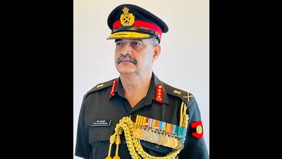 Lieutenant General Nav K Khanduri, the new General Officer Commanding (GOC) of the Indian Army’s Western Command. (HT Photo)