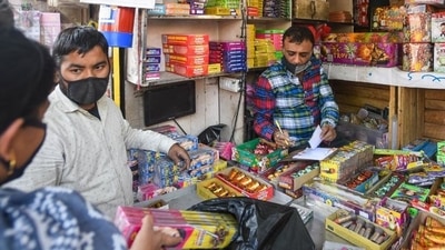Green crackers cause less air pollution than the regular variety since they do not contain barium salts. (Amal KS/HT file photo) Green crackers cause less air pollution than the regular variety since they do not contain barium salts. (Amal KS/HT file photo)