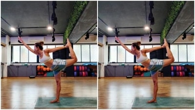 Malaika Arora serves Monday motivation by acing the Natrajasana position (Instagram/@malaikaaroraofficial) Malaika Arora serves Monday motivation by acing the Natrajasana position (Instagram/@malaikaaroraofficial)