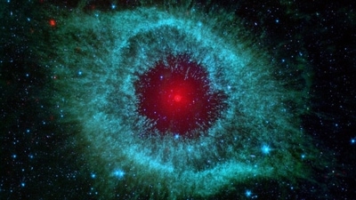 The Helix Nebula that NASA tweeted about, calling it ‘spooky’.&nbsp; (twitter/@NASAAmes)