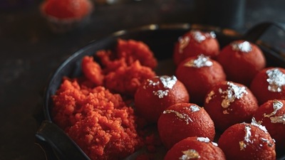 Diwali is not just about the lights and the fireworks but also the variety of lip-smacking sweets. There are several sweet shops in the market that experiment with their recipes and try out unique desserts that are worth the try but nothing beats the famous ones, which include kaju katli, laddoo, halwa, gulab jamun, among others. (Unsplash) Diwali is not just about the lights and the fireworks but also the variety of lip-smacking sweets. There are several sweet shops in the market that experiment with their recipes and try out unique desserts that are worth the try but nothing beats the famous ones, which include kaju katli, laddoo, halwa, gulab jamun, among others. (Unsplash)