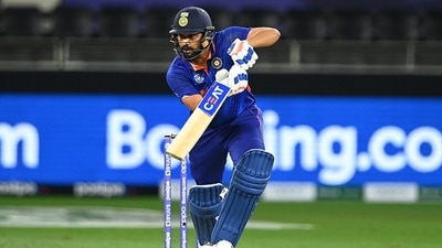 Rohit Sharma has scored 0 and 14 in the two matches of the T20 World Cup. (Getty) Rohit Sharma has scored 0 and 14 in the two matches of the T20 World Cup. (Getty)