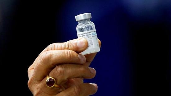 A file photo of a Covaxin vial. Australia on Monday said it will recognise Covaxin, India-based Bharat Biotech’s vaccine against Covid-19. (REUTERS)