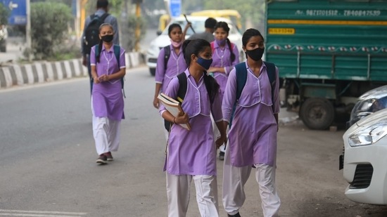 "I missed coming to school for two years. I am happy that I will get to study," said another student.(HT Photo/Amal KS)