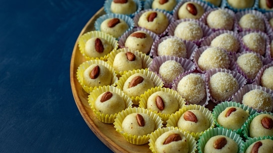 Laddu: Laddus are the best part of every Indian occasion. From Boondi laddu to coconut laddu, you can choose from a variety of laddus during this five-day long Festival of Lights.(Unsplash)