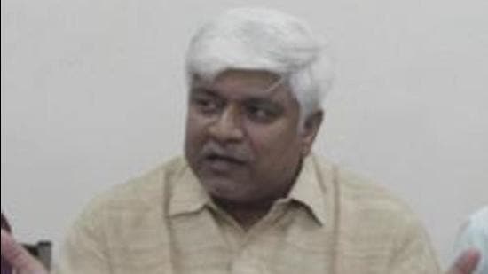 Delhi social welfare minister Rajendra Pal Gautam launched the training and skill development centres at the Delhi Secretariat on Monday. (ANI)