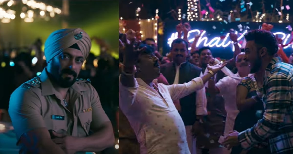 Salman Khan and Aayush Sharma in Antim: The Final Truth's Bhai Ka Birthday song.