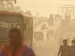 Even if emission of pollutants doesn’t decrease, the weather can improve air quality.
