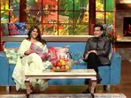 Jeetendra and Ekta Kapoor on The Kapil Sharma Show. Jeetendra and Ekta Kapoor on The Kapil Sharma Show.