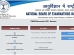 NBEMS FMGE application process for Dec session ends tomorrow