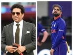 Sachin Tendulkar and Virat Kohli.(File/AP) Sachin Tendulkar and Virat Kohli.(File/AP)
