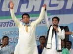 Trinamool Congress general secretary and West Bengal chief minister Mamata Banerjee's nephew Abhishek Banerjee campaigns in support of party candidate Udayan Guha for the Dinhata assembly bypolls at Dinhata in Cooch Behar district. (File photo) Trinamool Congress general secretary and West Bengal chief minister Mamata Banerjee's nephew Abhishek Banerjee campaigns in support of party candidate Udayan Guha for the Dinhata assembly bypolls at Dinhata in Cooch Behar district. (File photo)