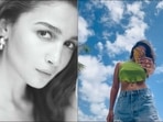 Loved Alia Bhatt's green crop top in face-hidden picture? Here's what it cost(Instagram/aliaabhatt) Loved Alia Bhatt's green crop top in face-hidden picture? Here's what it cost(Instagram/aliaabhatt)