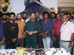 Kamal Haasan on the sets of Vikram.
