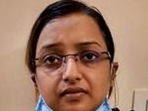 File photo of Swapna Suresh, the main accused in the Kerala gold smuggling case after she was arrested by the NIA in Bengaluru.
