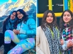 Sara Ali Khan made her debut with the film Kedarnath where she was seen playing late Sushant Singh Rajput's love interest. The film was shot amidst the beautiful snowcapped mountains and valleys. After three years, Sara visited the picturesque location again, but this time she is experiencing all the fun in the hills with Janhvi Kapoor.(Instagram/@saraalikhan95/@janhvikapoor)