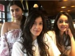 Suhana Khan, Ananya Panday and Shanaya Kapoor are childhood best friends and often post pictures together.