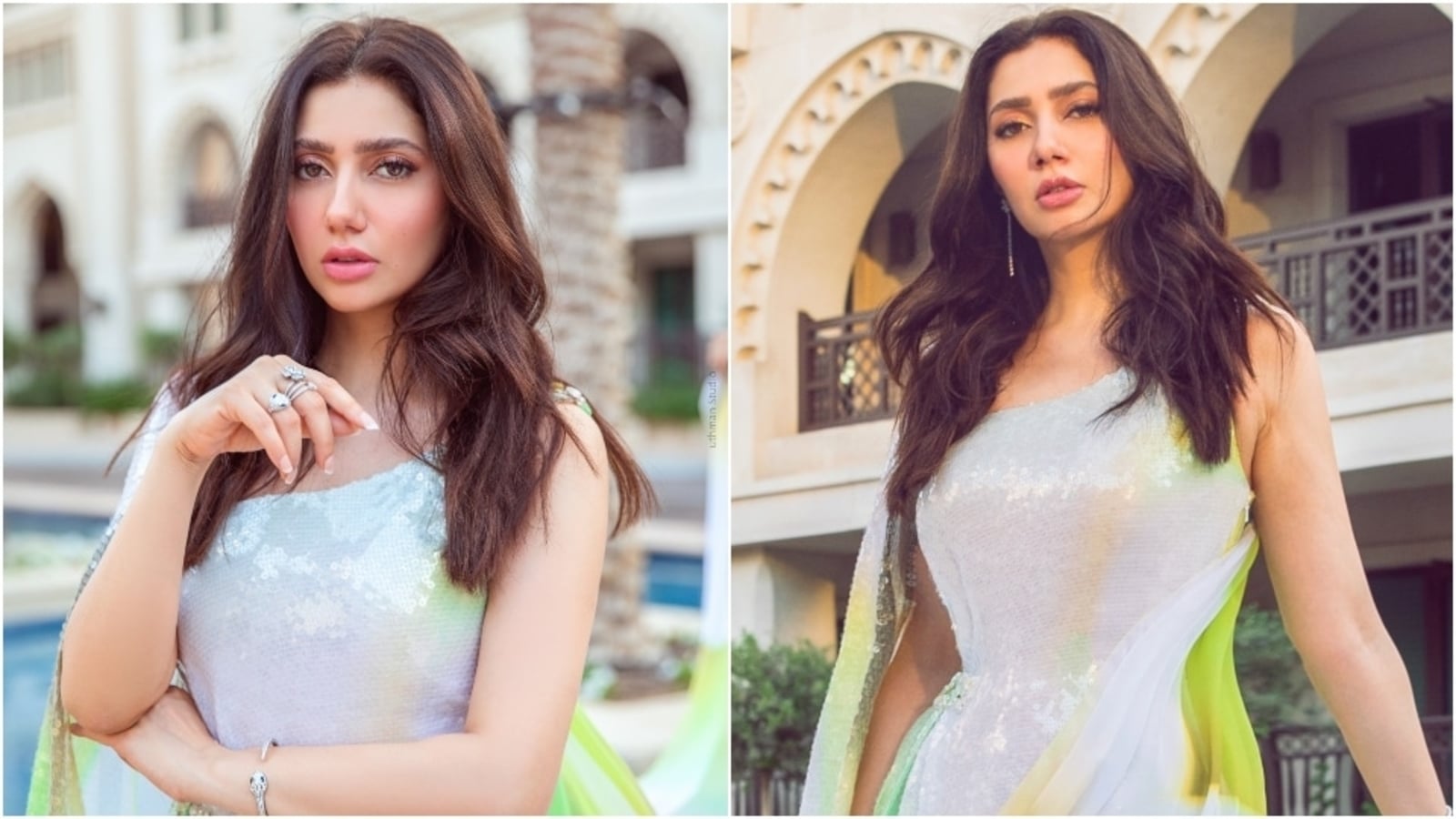 Mahira Khan in sequinned one-shoulder gown is nothing short of a ...