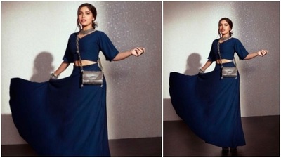 Don't want to wear a traditional Indian outfit but want to look ethnic then this outfit worn by Bhumi Padnekar has to be your pick. (Instagram/@bhumipednekar) Don't want to wear a traditional Indian outfit but want to look ethnic then this outfit worn by Bhumi Padnekar has to be your pick. (Instagram/@bhumipednekar)
