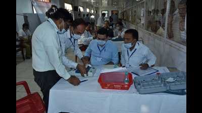 The BJP candidate’s vote share increased by over 9% at the expense of Congress. (HT Photo) The BJP candidate’s vote share increased by over 9% at the expense of Congress. (HT Photo)