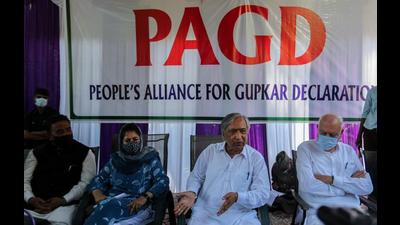 People’s Alliance for Gupkar Declaration said the formation of one more agency empowered with unbridled powers is one more assault on democratic rights and civil liberties of citizens of Jammu and Kashmir (HT FIle)