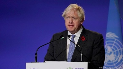 UK prime minister Boris Johnson's office made the announcement on behalf of the leaders. (Alberto Pezzali/picture alliance/AP) UK prime minister Boris Johnson's office made the announcement on behalf of the leaders. (Alberto Pezzali/picture alliance/AP)