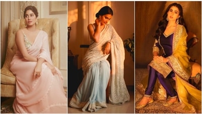 You can keep it simple like Janhvi Kapoor and pick a plain You can keep it simple like Janhvi Kapoor and pick a plain