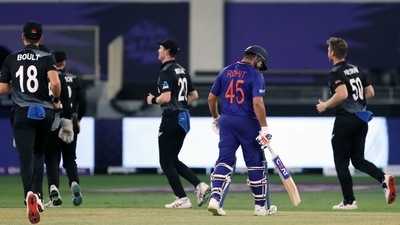 Dubai, Oct 31 (ANI): India's Rohit Sharma during the ICC Men's T20 World Cup match between India and New Zealand at Dubai International Stadium in Dubai on Sunday. (ANI Photo) (ANI) Dubai, Oct 31 (ANI): India's Rohit Sharma during the ICC Men's T20 World Cup match between India and New Zealand at Dubai International Stadium in Dubai on Sunday. (ANI Photo) (ANI)