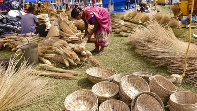 On Dhanteras people buy things that are considered auspicious like metals, gold, silver, broom, utensils, etc. It is believed that if you purchase brooms on Diwali, it is a start to a whole new year of a clean house and a clean life. (PTI) On Dhanteras people buy things that are considered auspicious like metals, gold, silver, broom, utensils, etc. It is believed that if you purchase brooms on Diwali, it is a start to a whole new year of a clean house and a clean life. (PTI)
