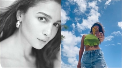 Loved Alia Bhatt's green crop top in face-hidden picture? Here's what it cost (Instagram/aliaabhatt) Loved Alia Bhatt's green crop top in face-hidden picture? Here's what it cost (Instagram/aliaabhatt)