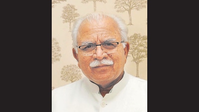 Haryana CM Manohar Lal Khattar the eligible beneficiaries will not have to make frequent visits to government offices to get their work done as all information of the beneficiaries will be available through Parivar Pehchan Patra. (HT File) Haryana CM Manohar Lal Khattar the eligible beneficiaries will not have to make frequent visits to government offices to get their work done as all information of the beneficiaries will be available through Parivar Pehchan Patra. (HT File)