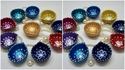 Diwali is also the time when the houses are decked up to look the prettiest, in lights and colours. This year, why not ditch external decorative items and do something on your own? We suggest, start with hand painted diyas to make the home look lot brighter. (https://in.pinterest.com/) Diwali is also the time when the houses are decked up to look the prettiest, in lights and colours. This year, why not ditch external decorative items and do something on your own? We suggest, start with hand painted diyas to make the home look lot brighter. (https://in.pinterest.com/)