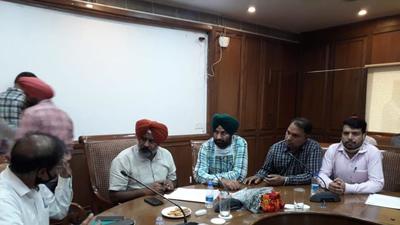 Guest faculty are working across 48 government colleges across Punjab; their delegation also meet Punjab higher education minister Pargat Singh to request him that their jobs must not be cut due to regular recruitment that the state has started. (HT Photo) Guest faculty are working across 48 government colleges across Punjab; their delegation also meet Punjab higher education minister Pargat Singh to request him that their jobs must not be cut due to regular recruitment that the state has started. (HT Photo)