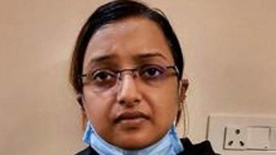 File photo of Swapna Suresh, the main accused in the Kerala gold smuggling case after she was arrested by the NIA in Bengaluru. (PTI FILE PHOTO) File photo of Swapna Suresh, the main accused in the Kerala gold smuggling case after she was arrested by the NIA in Bengaluru. (PTI FILE PHOTO)