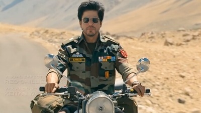 Shah Rukh Khan featured in Jab Tak Hai Jaan.