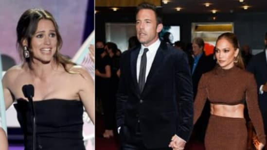 Jennifer Garner joined her ex-husband Ben Affleck and his girlfriend Jennifer Lopez for trick-or-treating.
