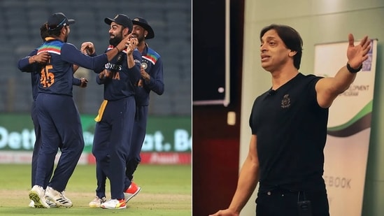 Shoaib Akhtar on Team India.(Gett/Instagram)